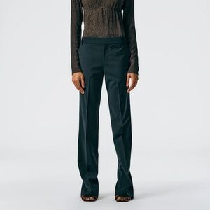 Tibi Tropical Wool Elfie Trouser with Slits